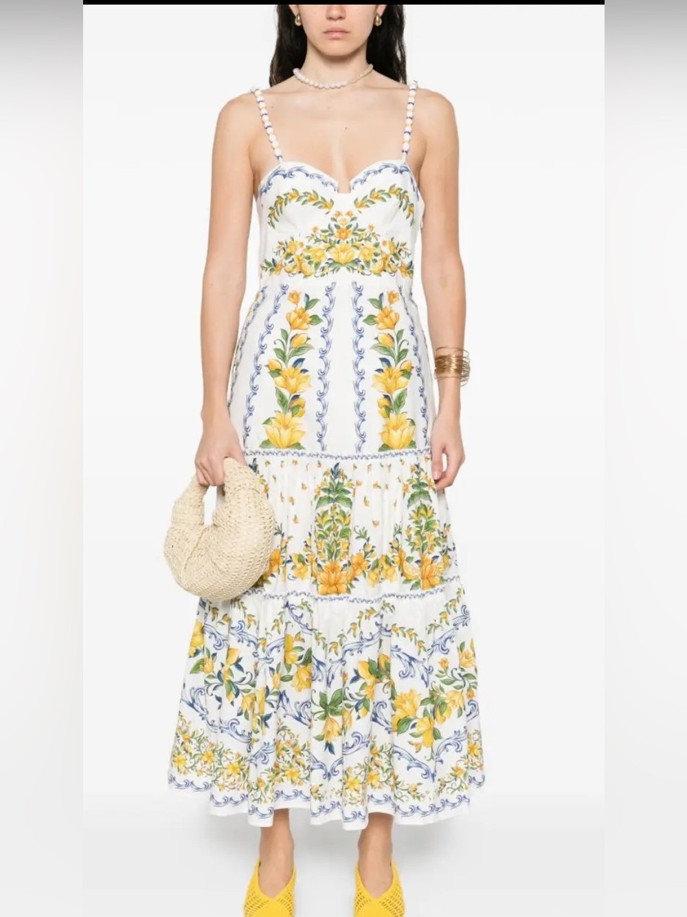 Farm Rio Sicily Midi Dress